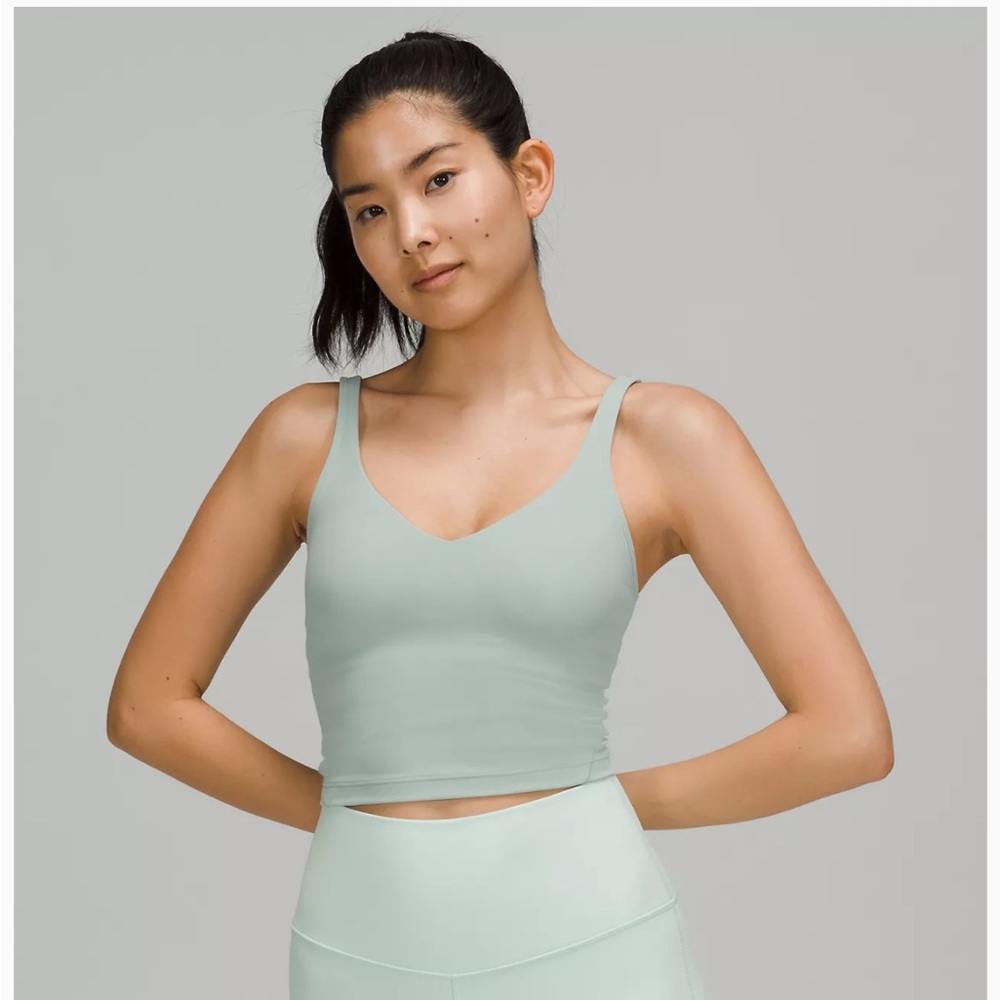 Lululemon Align Tank Size 6 Silver Blue